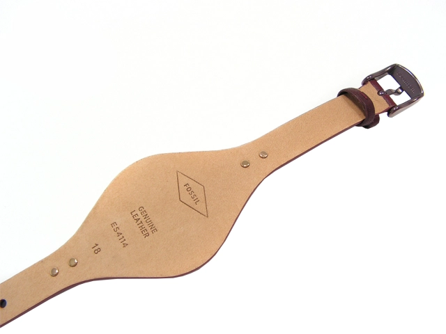 Oryginalny bordowy pasek Fossil Boyfriend ES4114 18mm